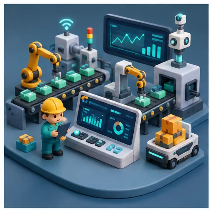 Miniature manufacturing technology scene